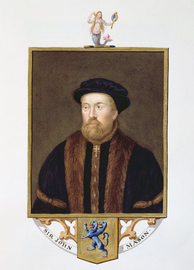 Portret van Sir John Mason uit 